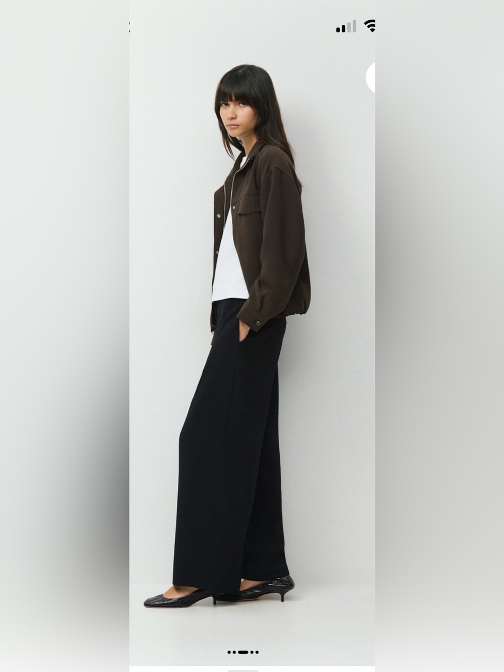 Aritzia New Helix Barrel Pant - Crepette™ - Picture 2 of 10